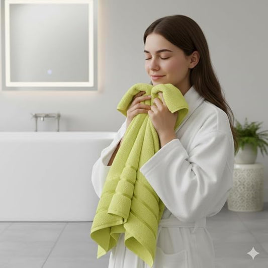 100% Cotton Bath Towel – 600 GSM | Soft & Absorbent