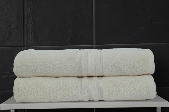 4-Piece Cotton Family Towel Set – Soft & Absorbent | Pink